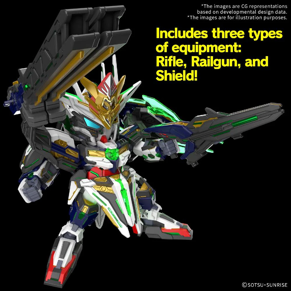 SD Gundam World Heroes 38 Captain QAN[T] (Quanta) GF - Image 3