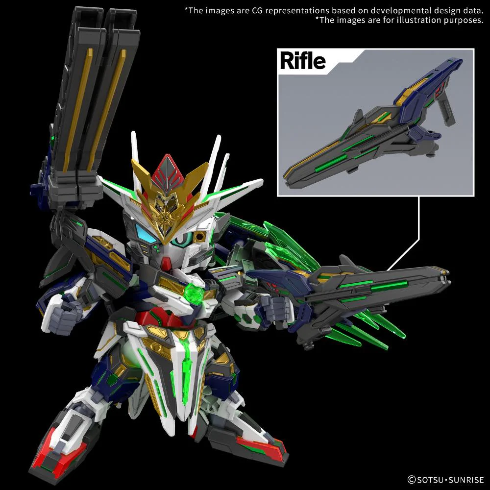 SD Gundam World Heroes 38 Captain QAN[T] (Quanta) GF - Image 4