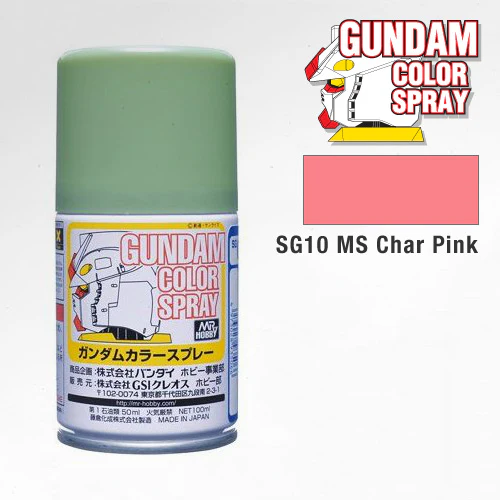 SG10 MS Char Pink Gundam Color Spray 100ml