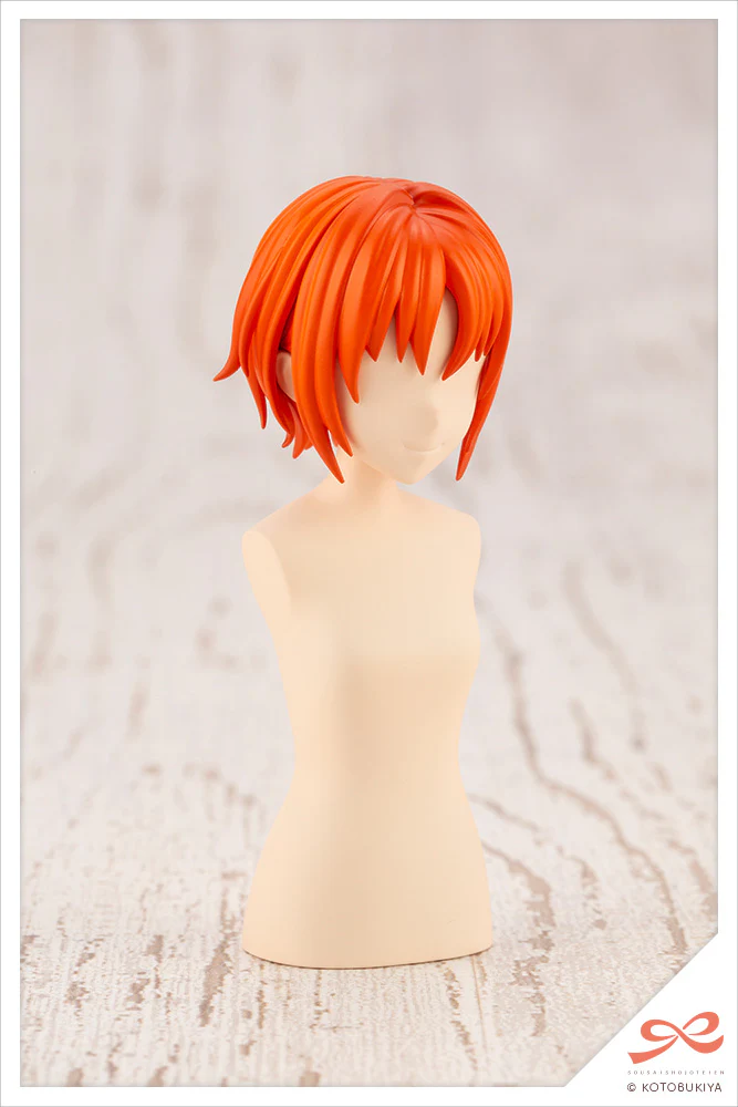 SST After School Short Wig Type: A [Orange & Purple] - Image 2