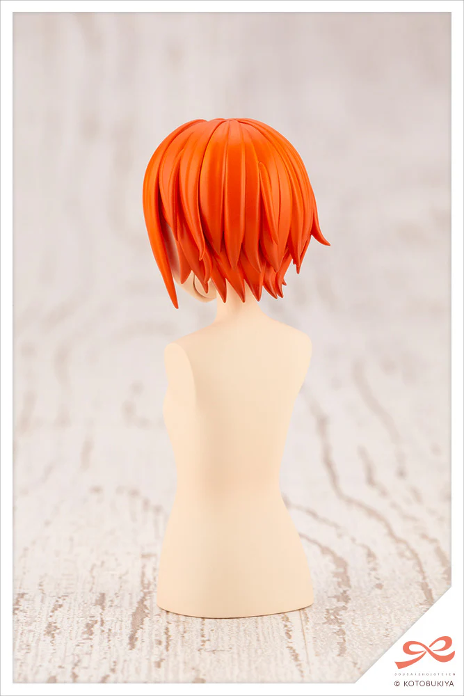 SST After School Short Wig Type: A [Orange & Purple] - Image 3