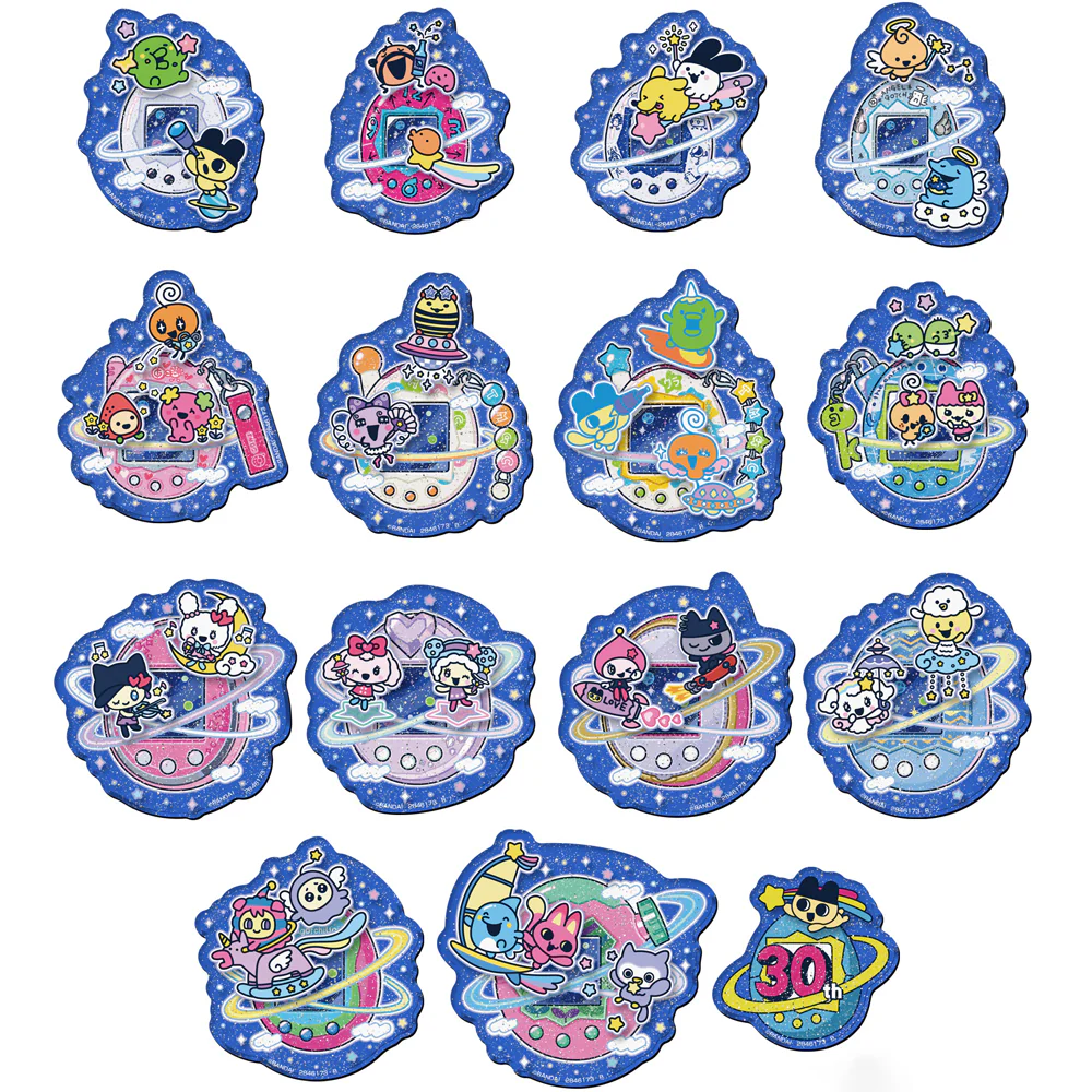 Tamagotchi Shokugan 30th Anniversary Chara-Magnets (box of 14)