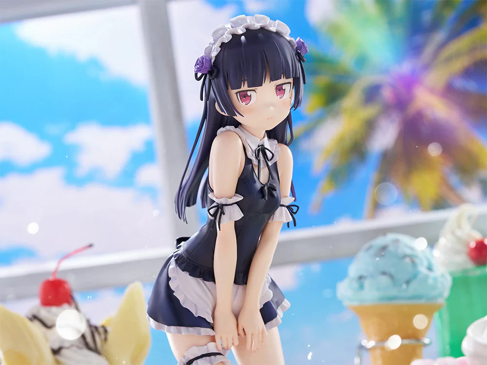 Tenitol Tall: Kuroneko Swimsuits Maid Ver. (Oreimo) - Image 13