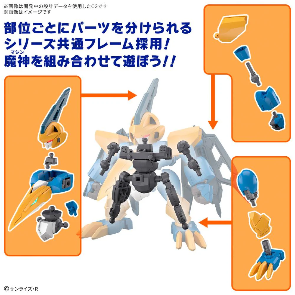Tenshohmaru Model Kit (Mashin Genesis Wataru) - Image 3