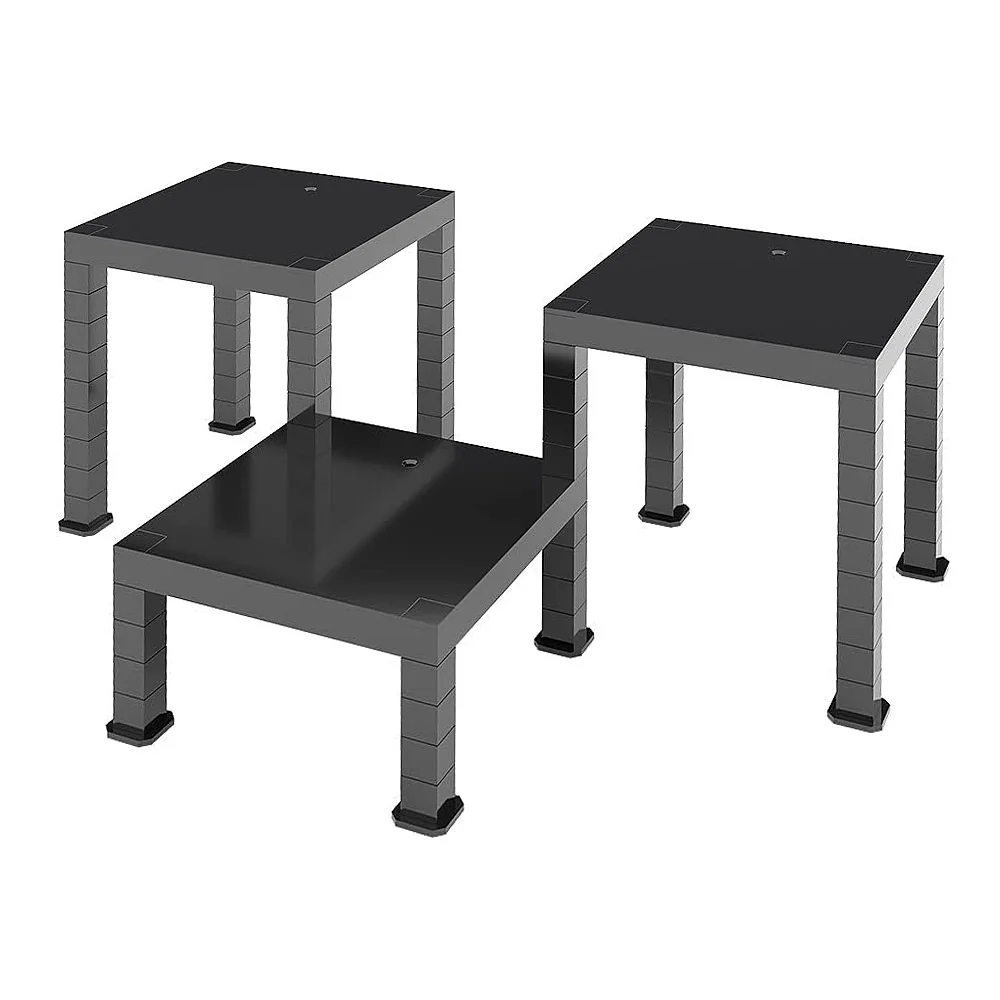 The Simple Stand: Build-On Type x3 (Black)