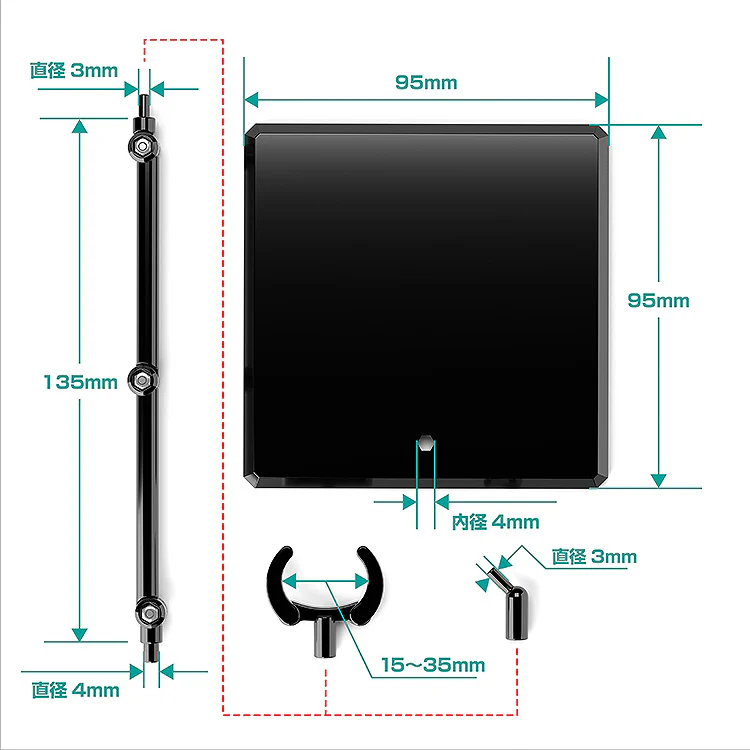 The Simple Stand x3 Black (for Figures & Models) - Image 11