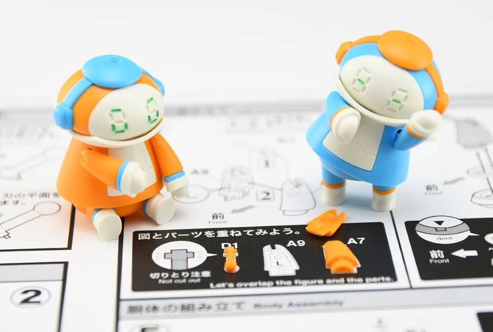 Creator Works Tiny MechatroMate No.1 Sky Blue & Orange - Image 10