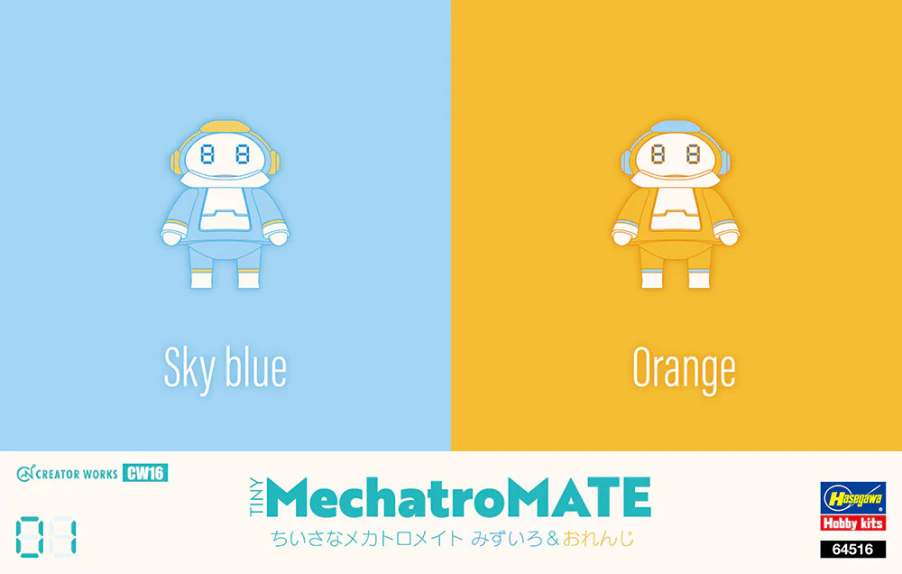 Creator Works Tiny MechatroMate No.1 Sky Blue & Orange - Image 12