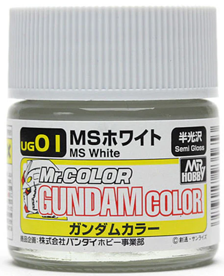 UG01 MS White Gundam Color 10ml - Image 2