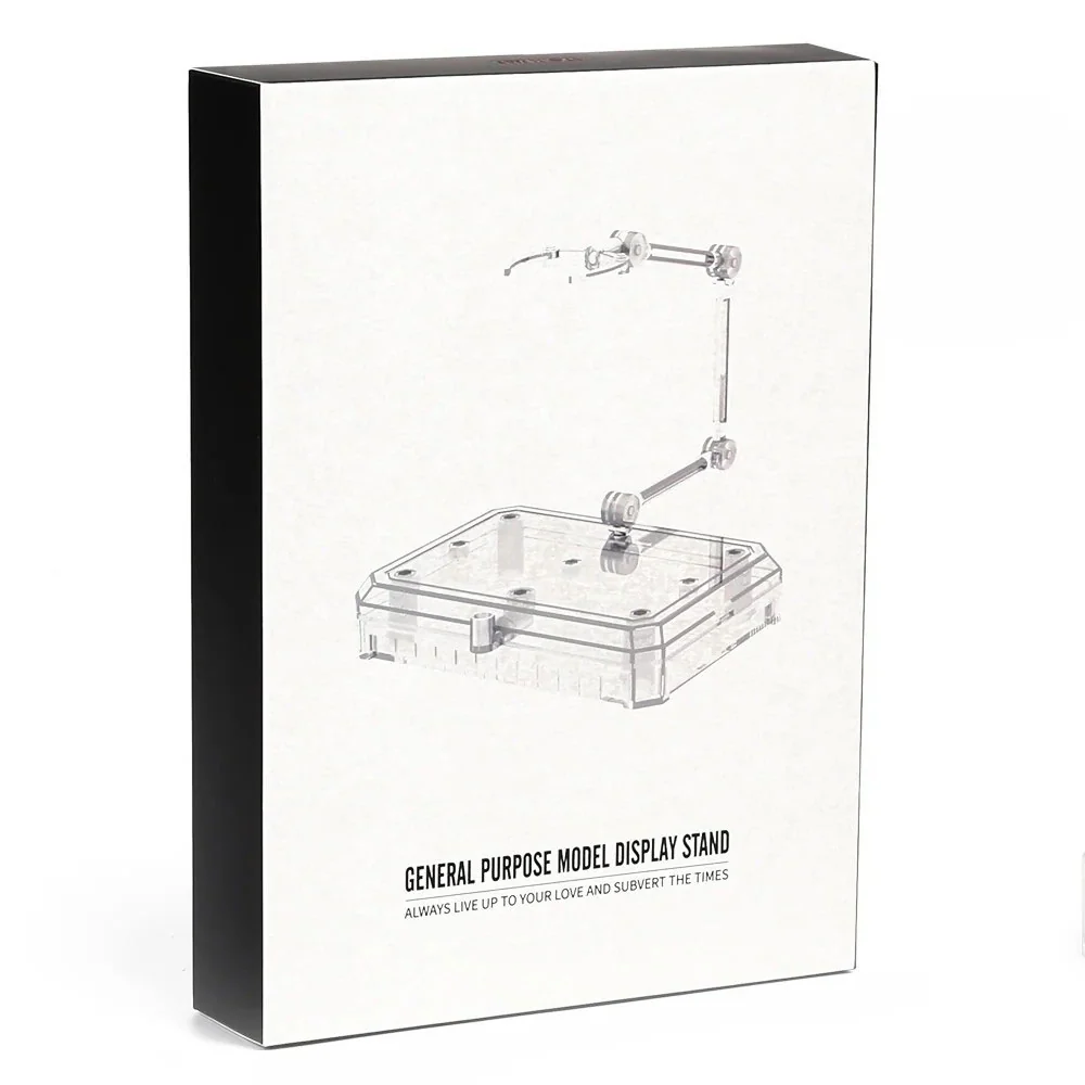 UMS-01CR General Purpose Model Display Stand (Clear) - Image 3