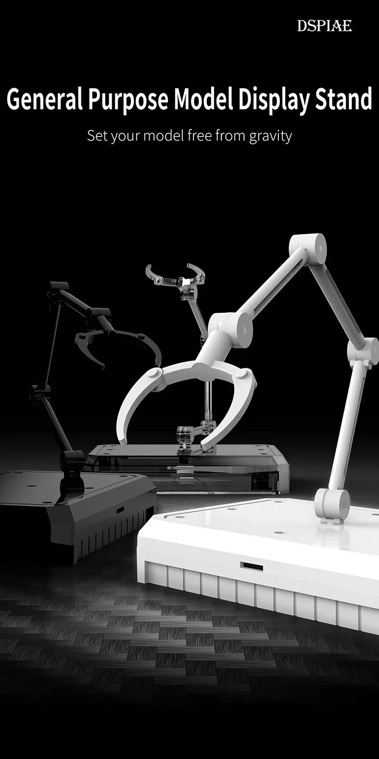 UMS-01WT General Purpose Model Display Stand (White) - Image 11