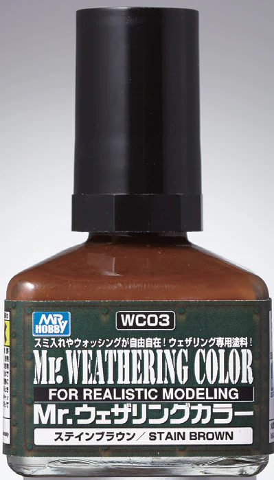 WC03 Mr. Weathering Color Stain Brown 40ml - Image 2