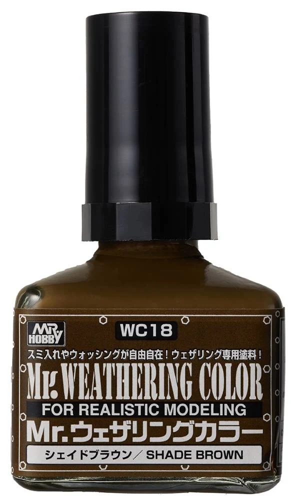 WC18 Mr. Weathering Color Shade Brown 40ml - Image 2