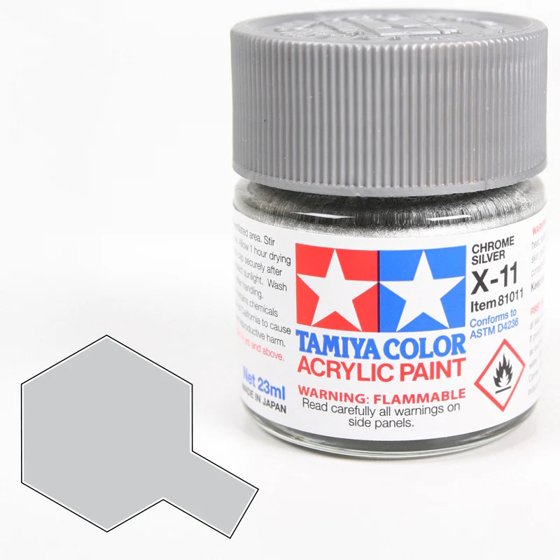 X-11 Tamiya Chrome Silver