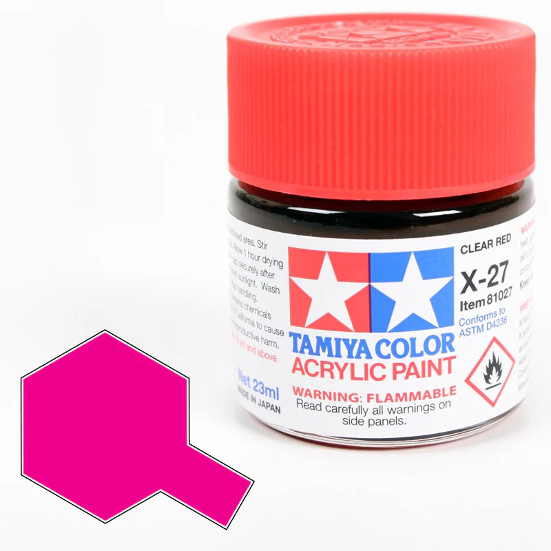 X-27 Tamiya Clear Red
