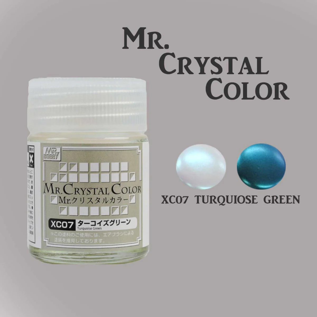 XC07 Mr. Crystal Color Turquoise Green
