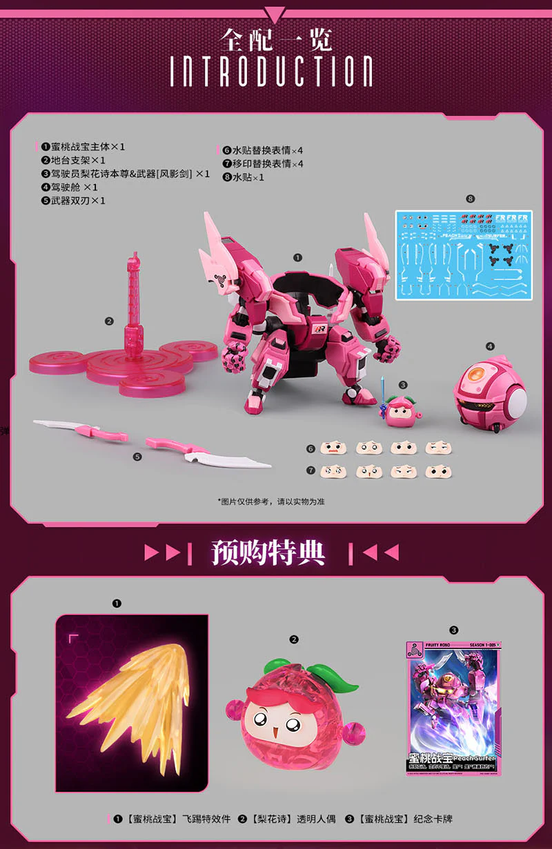 Yi Li Chuang Wan Peach Surfer Model Kit (Fruity Robo) - Image 11
