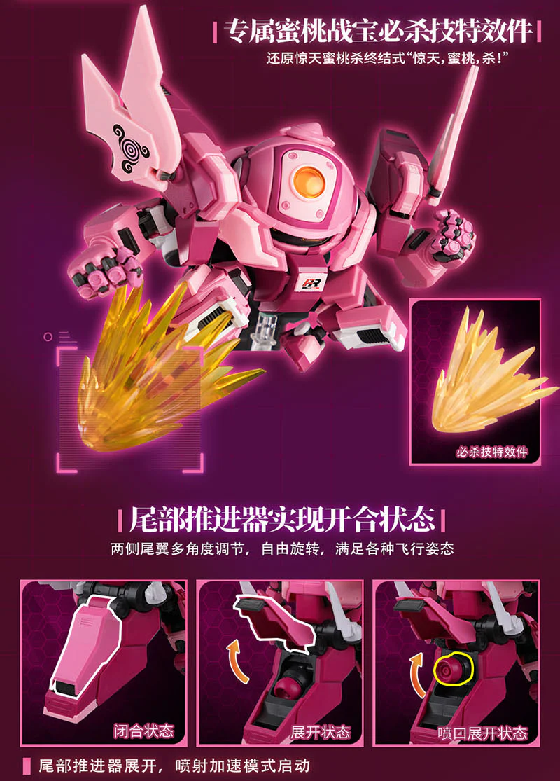 Yi Li Chuang Wan Peach Surfer Model Kit (Fruity Robo) - Image 9